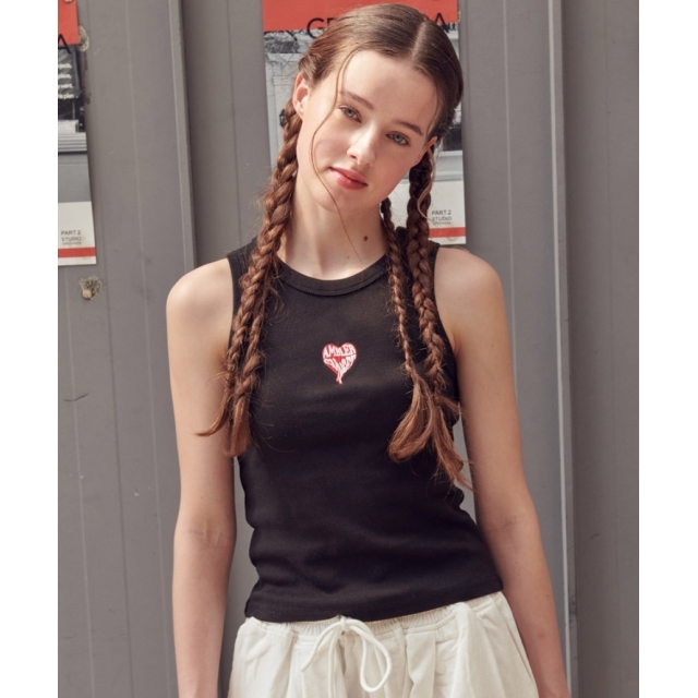 23S/S 預訂｜AMBLER HEART SUNSET SLEEVELESS