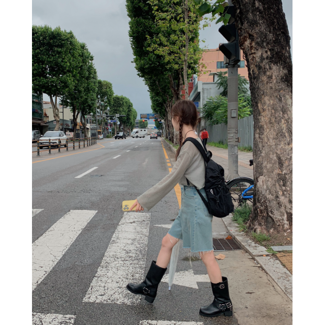 夏季預訂|三色4分撕邊牛仔短褲 夏季預訂|三色4分撕邊牛仔短褲