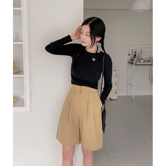 預訂｜MUAHMUAH LOGO STRAP CROP T-SHIRT