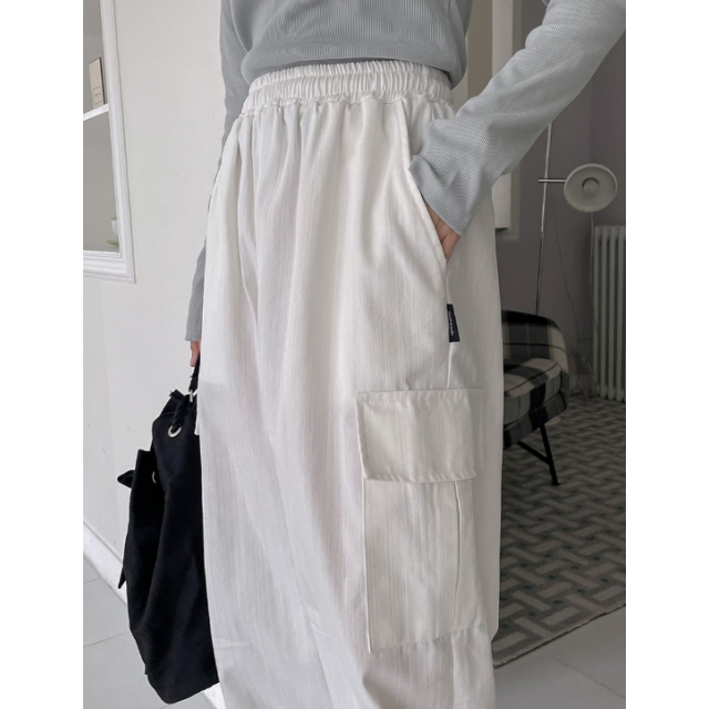 預訂｜MUAHMUAH WIDE CARGO DENIM PANTS
