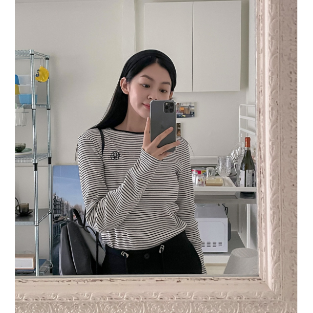 預訂｜MUAHMUAH STRIPE LONG SLEEVE