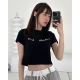 預訂｜「New Jeans Minji 同款」O!Oi LAYERED LOGO CROP T-SHIRT