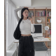 預訂｜MUAHMUAH LOGO STRAP CROP T-SHIRT