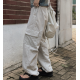 夏季預訂|束繩鬆緊腰CARGO寬褲 夏季預訂|束繩鬆緊腰CARGO寬褲