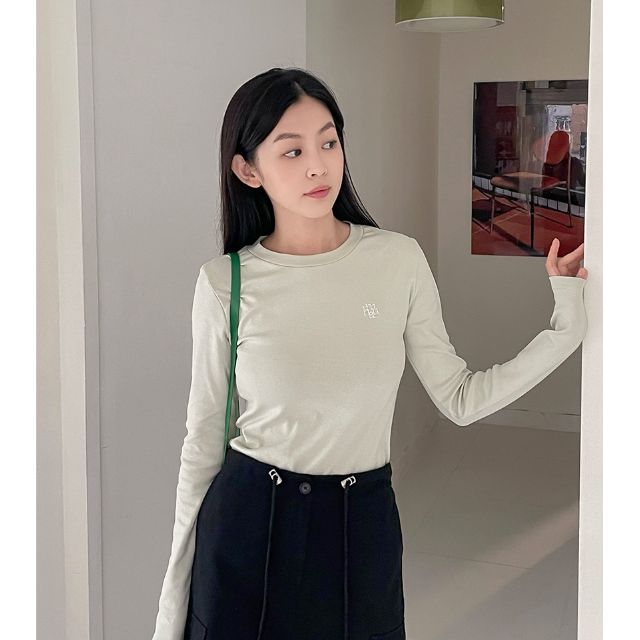 預訂｜MUAHMUAH STITCH LOGO SOFT LONG SLEEVE