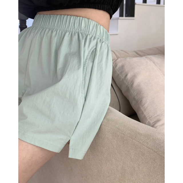 夏季預訂｜7色側開叉鬆緊腰工裝短褲