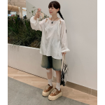 夏季預訂｜藍色水洗五分牛仔褲