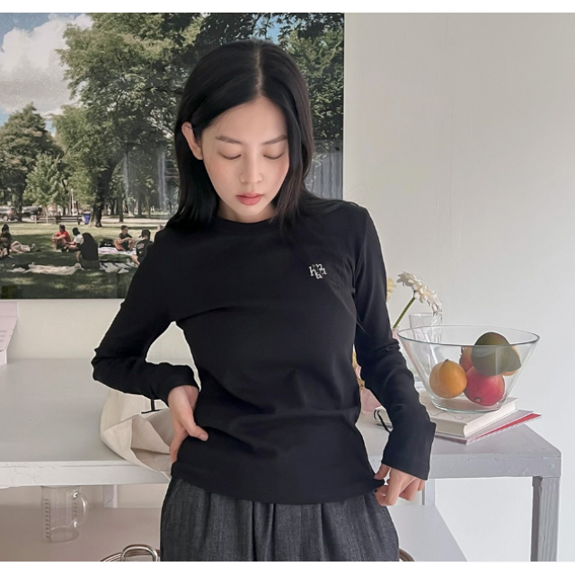 預訂｜MUAHMUAH STITCH LOGO SOFT LONG SLEEVE