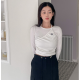 預訂｜MUAHMUAH LOGO STRAP CROP T-SHIRT