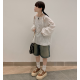夏季預訂|藍色水洗五分牛仔褲 夏季預訂|藍色水洗五分牛仔褲