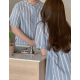 23S/S 預訂｜JUUNEEDU Weekend Stripe Couple Pajamas (2 COLOR)