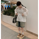 夏季預訂|藍色水洗五分牛仔褲 夏季預訂|藍色水洗五分牛仔褲