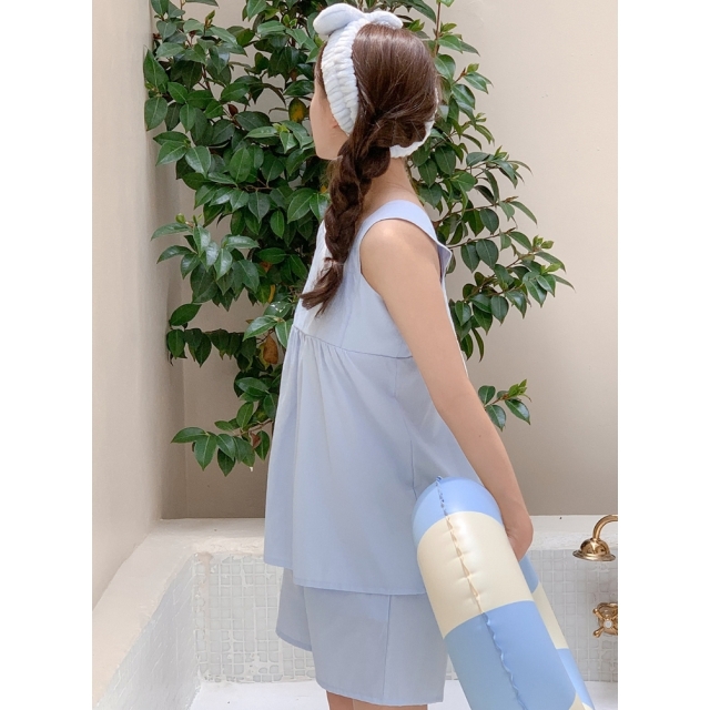 23S/S 預訂｜JUUNEEDU Off Stripe Sleeveless Set (2 COLOR)