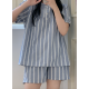 23S/S 預訂｜JUUNEEDU Weekend Stripe Couple Pajamas (2 COLOR)