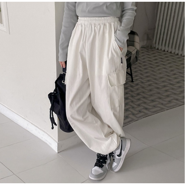 預訂｜MUAHMUAH WIDE CARGO DENIM PANTS