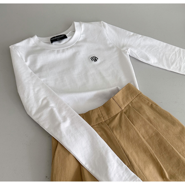 預訂｜MUAHMUAH STITCH LOGO SOFT LONG SLEEVE