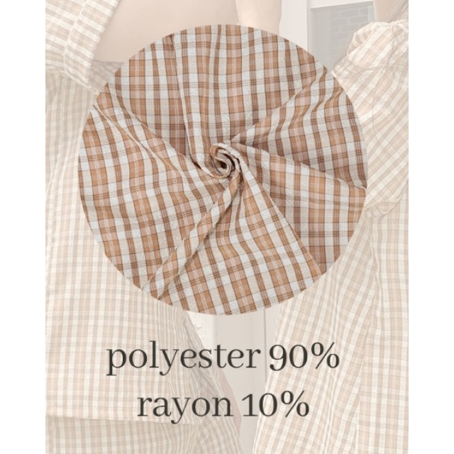 23S/S 預訂｜JUUNEEDU Noten Check Couple Pajamas (2 COLOR)