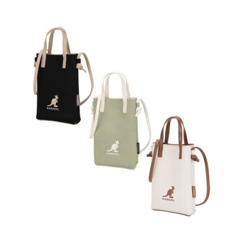 預訂｜KANGOL Duo Canvas Bag Mini Cross Bag (3218)