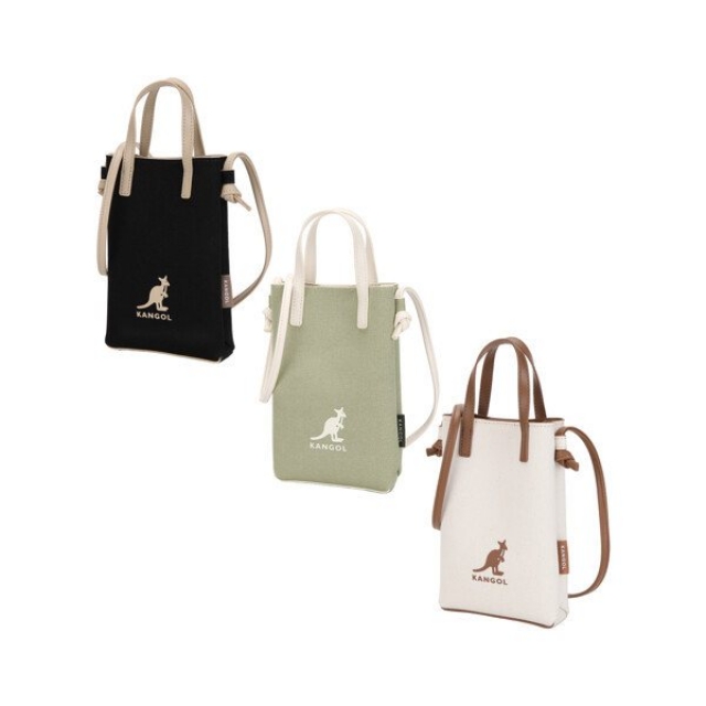 預訂｜KANGOL Duo Canvas Bag Mini Cross Bag (3218)