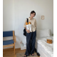 夏季預訂｜深藍色打摺牛仔寛褲 (XS - XL)