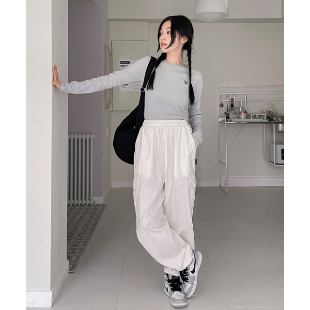 預訂｜MUAHMUAH WIDE CARGO DENIM PANTS