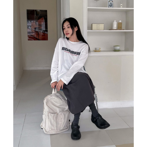 預訂｜MUAHMUAH THE WAY MUAH LOGO LONG SLEEVE T-SHIRT