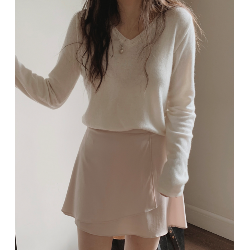 預訂｜SLOWAND 自家製 #SLOWMADE. Round-Neck / V-Neck Autumn Knit (6 COLOR)