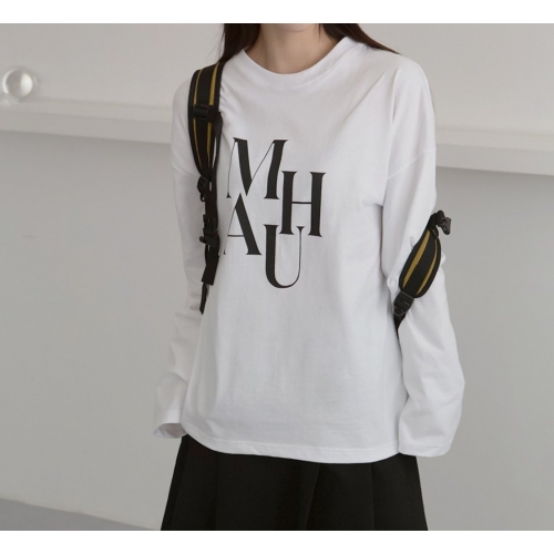 早秋預訂｜MUAHMUAH MIDDLE LOGO LONG SLEEVE (1 COLOR)