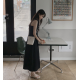 夏季預訂｜亞麻吊帶連身長裙