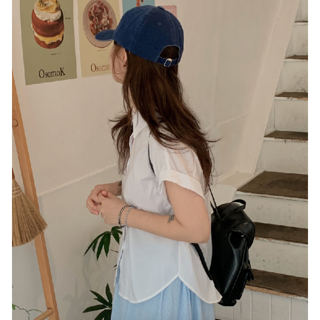 早秋預訂｜摺袖短袖恤衫