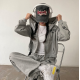 早秋預訂|Y2K風運動ZIPUP HOODIE外套連長褲SET 早秋預訂|Y2K風運動ZIPUP HOODIE外套連長褲SET