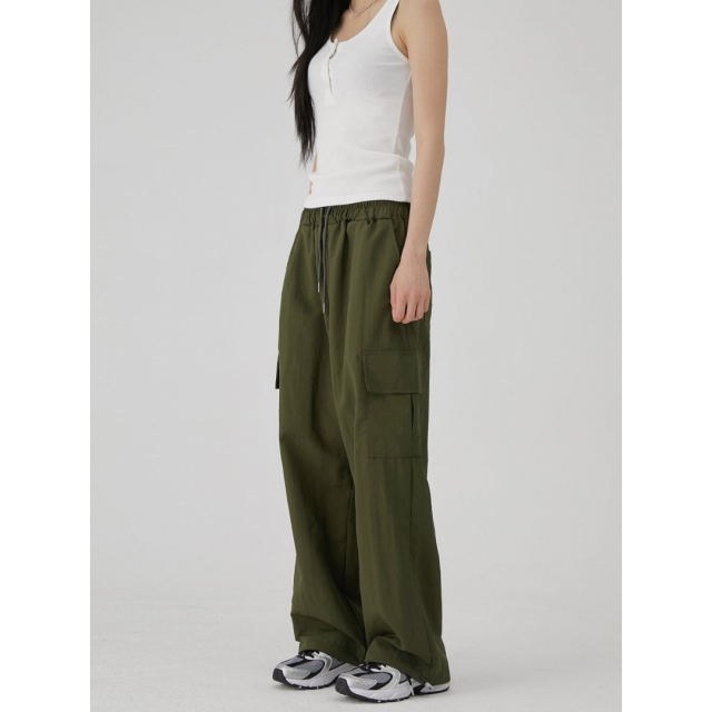 預訂｜ACOVER TASLAN CARGO WIDE BANDING PANTS (4 COLOR)