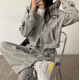 早秋預訂|Y2K風運動ZIPUP HOODIE外套連長褲SET 早秋預訂|Y2K風運動ZIPUP HOODIE外套連長褲SET