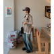 早秋預訂|鈕扣TWOWAY水洗牛仔寬褲 早秋預訂|鈕扣TWOWAY水洗牛仔寬褲