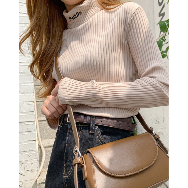 預訂｜MUAH STITCH TURTLENECK T-SHIRT (3 COLOR)