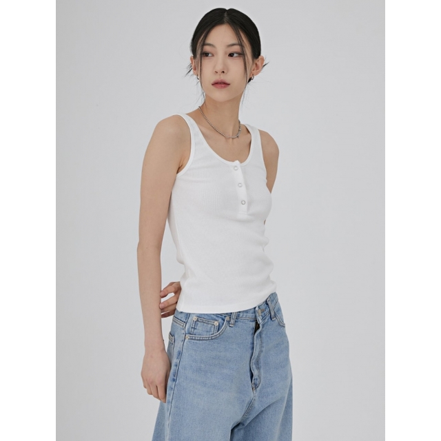 預訂｜ACOVER SNAP HENRY NECK SLEEVELESS (3 COLOR)