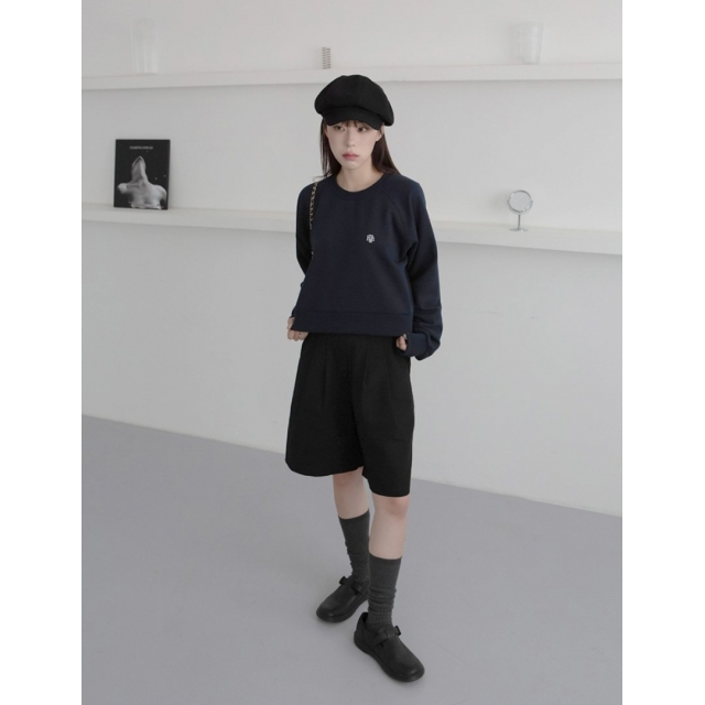 早秋預訂｜MUAHMUAH RAGLAN CROP MTM (2 COLOR)