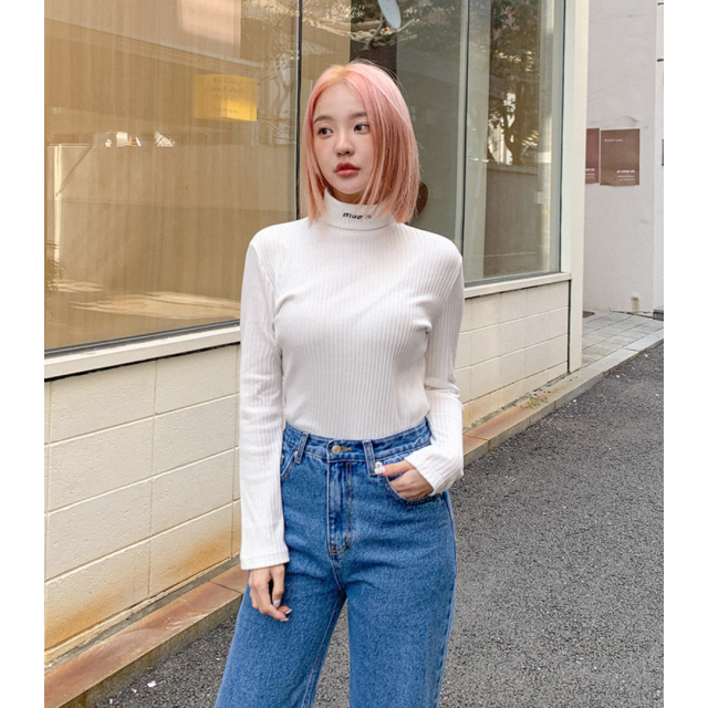 預訂｜MUAH STITCH TURTLENECK T-SHIRT (3 COLOR)