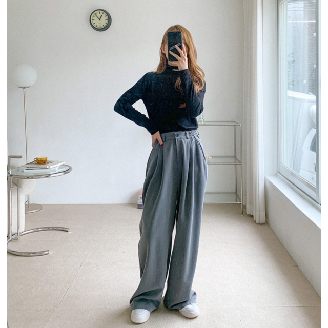 預訂｜MUAH STITCH TURTLENECK T-SHIRT (3 COLOR)