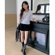 早秋預訂|圓領澎澎鈕扣長袖上衣 早秋預訂|圓領澎澎鈕扣長袖上衣