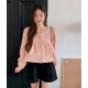 早秋預訂|圓領澎澎鈕扣長袖上衣 早秋預訂|圓領澎澎鈕扣長袖上衣