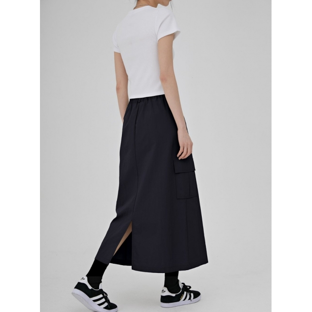 預訂｜ACOVER NYLON BIG POCKET LONG SKIRT(1 COLOR)