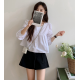 早秋預訂|圓領澎澎鈕扣長袖上衣 早秋預訂|圓領澎澎鈕扣長袖上衣
