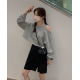 早秋預訂|西裝打摺後鬆緊腰短褲 早秋預訂|西裝打摺後鬆緊腰短褲