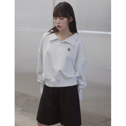 預訂｜MUAHMUAH ONE POINT COLLAR SWEATSHIRT (2 COLOR)