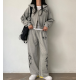 早秋預訂|Y2K風運動ZIPUP HOODIE外套連長褲SET 早秋預訂|Y2K風運動ZIPUP HOODIE外套連長褲SET