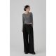 預訂｜ACOVER PINTUCK BANDING WIDE SLACKS (1 COLOR)