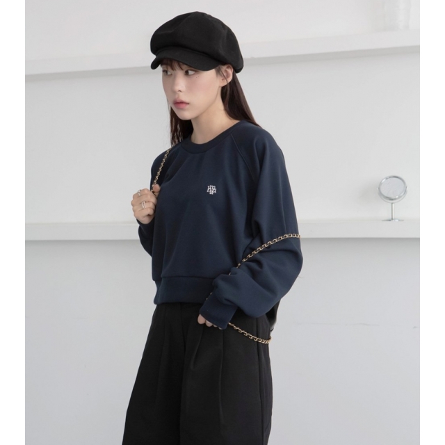 早秋預訂｜MUAHMUAH RAGLAN CROP MTM (2 COLOR)