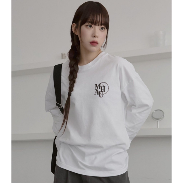 早秋預訂｜MUAHMUAH ONE PRINT LOGO LONG SLEEVE (1 COLOR)