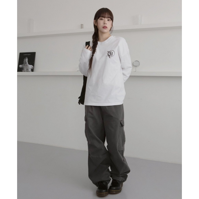 早秋預訂｜MUAHMUAH ONE PRINT LOGO LONG SLEEVE (1 COLOR)